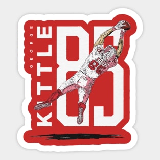 George Kittle San Francisco Jump Sticker